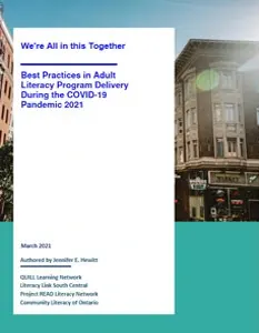 Best Practices in Adult Literacy Program Delivery during the COVID-19 Pandemic