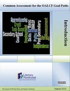 Common Assessment for the OALCF Goal Path Resource